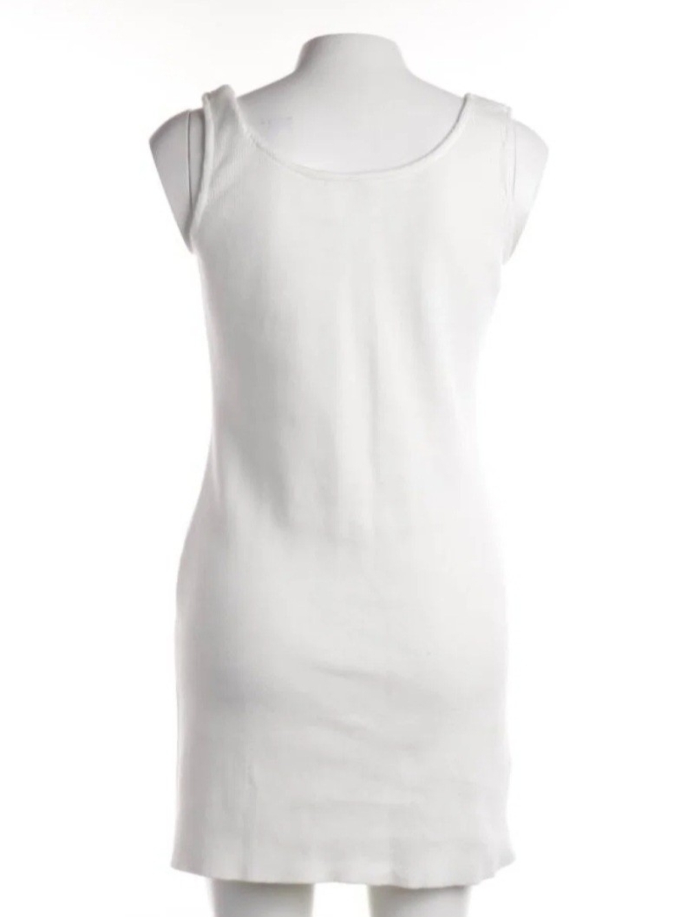 Prada Cream Knit Dress with Gold Eyelet and Zip Trim Size IT 44 - Picture 2 of 4